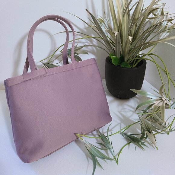 Bloomingdale's Handbags - Lavender Silk Bloomingdale's Handbag - Elegant & Vintage